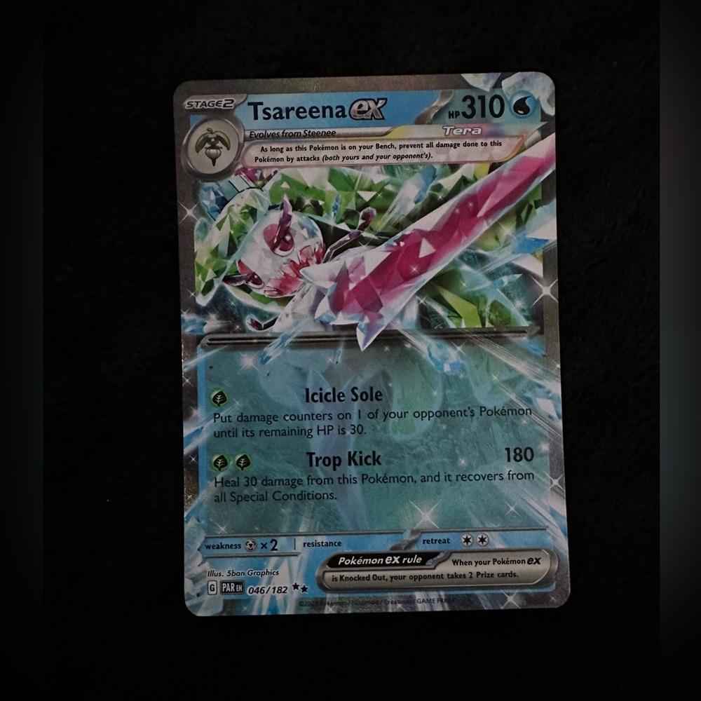 Pokémon TCG Tsareena ex Paradox Rift 046/182 Holo Double Rare